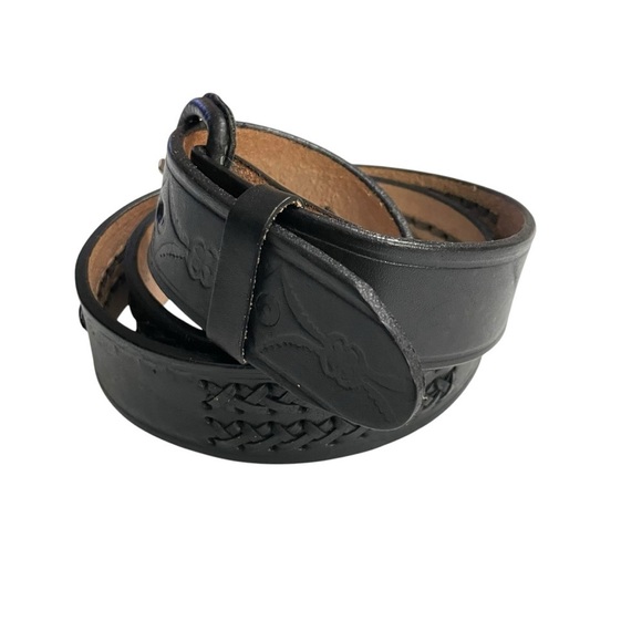 Vtg Mens Belt Black Leather
38 Handcrafted Mexico
Cowboy Rodeo Western 1.5" - Picture 2 of 16